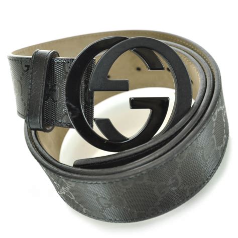 all black gucci belt price|black Gucci imprime belt.